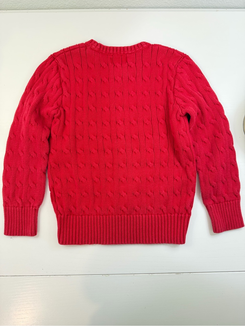 Ralph Lauren Polo Bear Red Sweater 7 - Picture 4 of 5